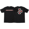Independent Truck Company Bar/Cross Black Men's Short Sleeve T-Shirt - Medium