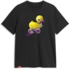 Jacuzzi Unlimited Skateboards Duck Black Men's Short Sleeve T-Shirt - Small