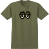 Krooked Skateboards Eyes Camo Military Green Men's Short Sleeve T-Shirt - Small