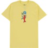 Krooked Skateboards Mermaid Cornsilk Yellow Men's Short Sleeve T-Shirt - Small