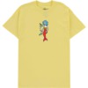 Krooked Skateboards Mermaid Cornsilk Yellow Men's Short Sleeve T-Shirt - Small