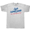 Lowcard Mag Natty Logo Heather Grey Men's Short Sleeve T-Shirt - Small
