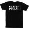 Lowcard Mag Skate Pools Black / White Men's Short Sleeve T-Shirt - Small