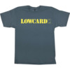 Lowcard Mag Standard Slate Blue / Yellow Men's Short Sleeve T-Shirt - Small