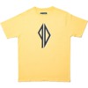 Piss Drunx Clothing Shadows Logo Cream Men's Short Sleeve T-Shirt - Medium