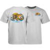 Powell Peralta Oval Dragon Athletic Heather Grey Men's Short Sleeve T-Shirt - Small