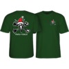 Powell Peralta Rat Bones Holiday 25 Green Men's Short Sleeve T-Shirt - Large