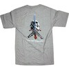 Powell Peralta Skull & Sword Grey Men's Short Sleeve T-Shirt - Medium