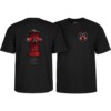 Powell Peralta Andy Anderson Hydrant Black Men's Short Sleeve T-Shirt - Medium