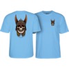 Powell Peralta Andy Anderson Skull Carolina Blue Men's Short Sleeve T-Shirt - Large