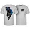 Powell Peralta Chris Senn Police Sport Gray Men's Short Sleeve T-Shirt - Large