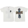 Primitive Skateboarding Guns N' Roses Cross White Men's Short Sleeve T-Shirt - Small