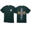 Primitive Skateboarding Guns N' Roses Cross Forest Green Men's Short Sleeve T-Shirt - Large