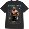 Primitive Skateboarding Guerrero II Heavyweight Black Men's Short Sleeve T-Shirt - Medium