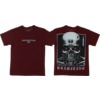 Primitive Skateboarding Machine Burgundy Men's Short Sleeve T-Shirt - Small