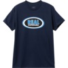Real Skateboards Oval Navy / Blue / Black / White Men's Short Sleeve T-Shirt - Medium