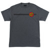 Slime Balls Skateboard Wheels Classic Dot Heather Grey Men's Short Sleeve T-Shirt - Small