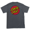 Slime Balls Skateboard Wheels Classic Dot Heather Grey Men's Short Sleeve T-Shirt - Small