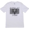 Sandlot Times Skateboards Psych'D White Men's Short Sleeve T-Shirt - Small