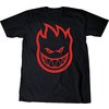 Spitfire Wheels Bighead Black / Red Men's Short Sleeve T-Shirt - Small