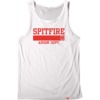 Spitfire Wheels Arson Dept White / Red Men's Tank Top - Large