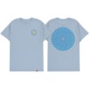 Spitfire Wheels Classic Swirl Overlay Light Blue / Blue / Gold Men's Short Sleeve T-Shirt - Medium