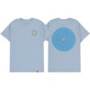 Spitfire Wheels Classic Swirl Overlay Light Blue / Blue / Gold Men's Short Sleeve T-Shirt - X-Large