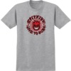 Spitfire Wheels Deathmask Classic Heather Grey Men's Short Sleeve T-Shirt - X-Large