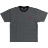 Spitfire Wheels Eternal Emblem Stripe Black / White / Red Men's Short Sleeve T-Shirt