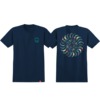 Spitfire Wheels Floral Classic True Navy Men's Short Sleeve T-Shirt