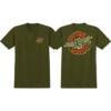 Spitfire Wheels Gonz Flying Classic Military Green Men's Short Sleeve T-Shirt - Small