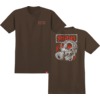 Spitfire Wheels Gas Mask Dark Chocolate Men's Short Sleeve T-Shirt - XX-Large