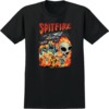 Spitfire Wheels Invasion Black Men's Short Sleeve T-Shirt - Large