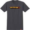 Spitfire Wheels LTB Charcoal Men's Short Sleeve T-Shirt - Small