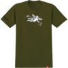 Spitfire Wheels Molotov Angel Military Green Men's Short Sleeve T-Shirt - Large