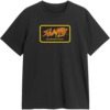 Slappy Truck Company Throwback Fill Black Men's Short Sleeve T-Shirt - Large