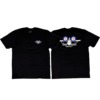 Santa Monica Airlines Skateboards Bi-Plane Black Men's Short Sleeve T-Shirt - Medium