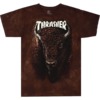 Thrasher Magazine Bison Dark Brown Die Men's Short Sleeve T-Shirt - Small