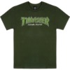 Thrasher Magazine Brick Forest Green Men's Short Sleeve T-Shirt - Medium