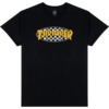 Thrasher Magazine Checkered Oval Black Men's Short Sleeve T-Shirt - XX-Large