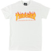 Thrasher Magazine Flame White Men's Short Sleeve T-Shirt - Small