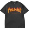 Thrasher Magazine Flame Vintage Black Men's Short Sleeve T-Shirt - Medium