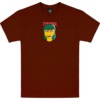 Thrasher Magazine Mark Gonzales Talk Shit Maroon Men's Short Sleeve T-Shirt - Small