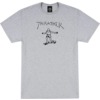 Thrasher Magazine Gonz Logo Grey / Black Men's Short Sleeve T-Shirt - Small