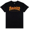 Thrasher Magazine Inferno Black Men's Short Sleeve T-Shirt - Small