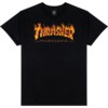 Thrasher Magazine Inferno Black Men's Short Sleeve T-Shirt - X-Large