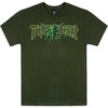Thrasher Magazine Medusa Forest Green Men's Short Sleeve T-Shirt - Small