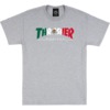 Thrasher Magazine Mexico Heather Grey Men's Short Sleeve T-Shirt - X-Large