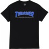 Thrasher Magazine Outline Black / Blue Men's Short Sleeve T-Shirt - Large
