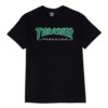 Thrasher Magazine Outlined Black / White / Green Men's Short Sleeve T-Shirt - X-Large